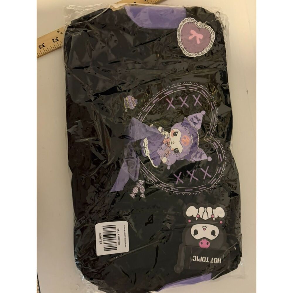 Kuromi Lolita Ribbon Messenger Bag